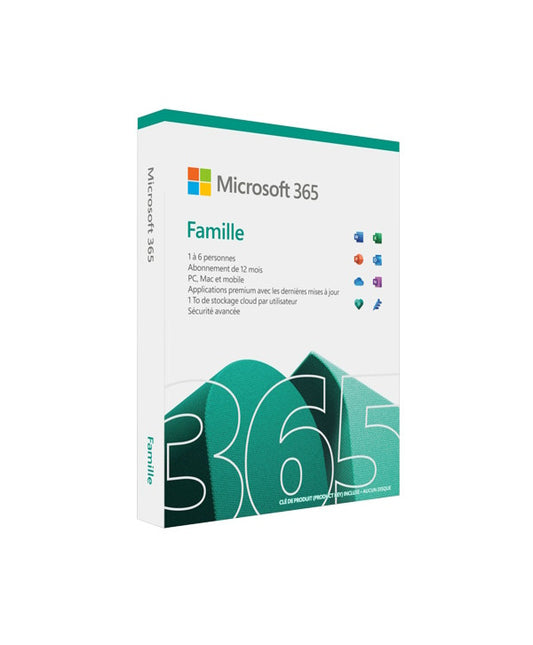 Microsoft Office 365 Personal (1 an - 6 Utilisateurs)